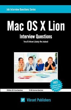 portada mac os x lion interview questions you'll most likely be asked (en Inglés)