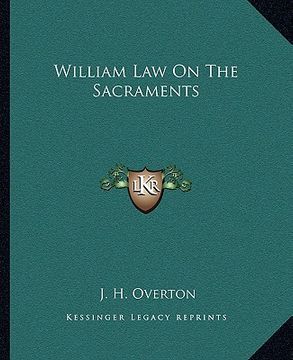 portada william law on the sacraments