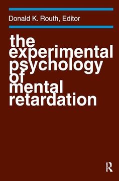 portada The Experimental Psychology of Mental Retardation (in English)