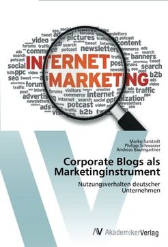 portada Corporate Blogs als Marketinginstrument: Nutzungsverhalten deutscher  Unternehmen
