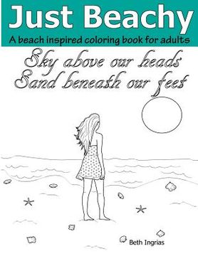 portada Just Beachy: An Adult Coloring Book (en Inglés)