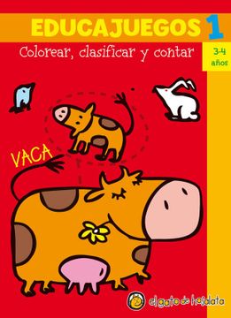 portada Educajuegos 1 Colorear Clasificar y Contar [3-4 Años]