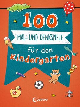 portada 100 Mal- und Denkspiele für den Kindergarten (en Alemán)