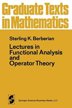 portada Lectures in Functional Analysis and Operator Theory: 15 (Graduate Texts in Mathematics) (en Inglés)