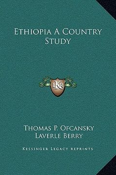 portada ethiopia a country study (en Inglés)