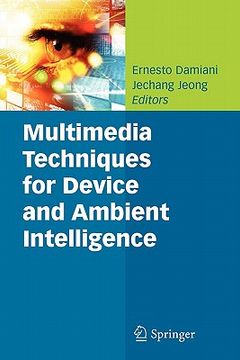 portada multimedia techniques for device and ambient intelligence (en Inglés)