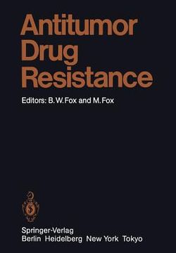 portada antitumor drug resistance (en Inglés)