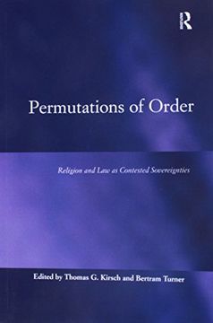 portada Permutations of Order: Religion and Law as Contested Sovereignties (en Inglés)