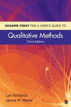 portada readme first for a user ` s guide to qualitative methods (en Inglés)