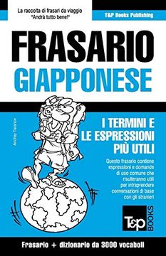 portada Frasario Italiano-Giapponese e Vocabolario Tematico da 3000 Vocaboli: 141 (Italian Collection) 