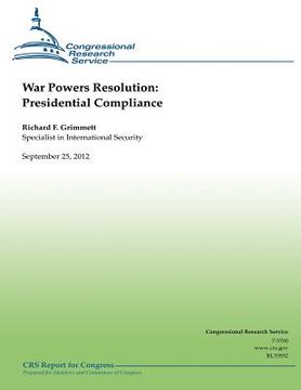 portada War Powers Resolution: Presidential Compliance (en Inglés)