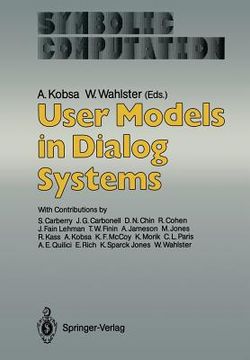 portada user models in dialog systems