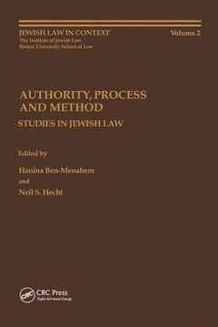 portada Authority, Process and Method (in English)