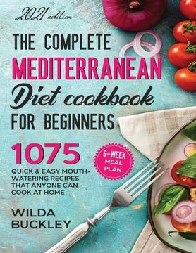 portada The Super Easy Mediterranean Diet Cookbook for Beginners (en Inglés)