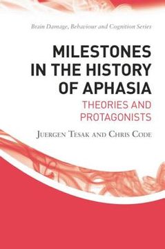 portada milestones in the history of aphasia: theories and protagonists (en Inglés)
