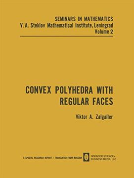 portada Convex Polyhedra With Regular Faces (Seminars in Mathematics) (en Inglés)