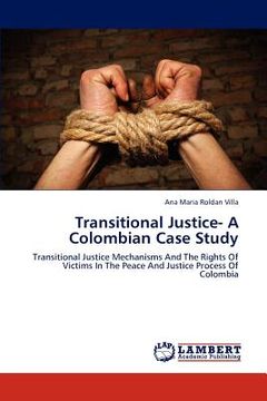 portada transitional justice- a colombian case study