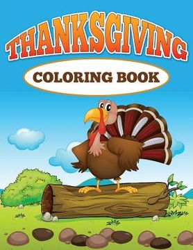 portada Thanksgiving Coloring Book: Big Coloring Book of Animals (in English)