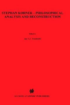portada stephan korner philosophical analysis and reconstruction: contributions to philosophy (en Inglés)