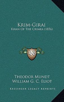 portada krim-girai: khan of the crimea (1856) (in English)
