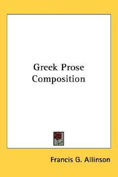 portada greek prose composition (in English)