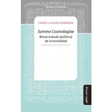portada Summa Cosmologiae. Breve Tratado (Político) de Inmortalidad (in Spanish)