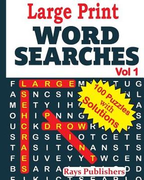 portada Large Print Word Searches (en Inglés)