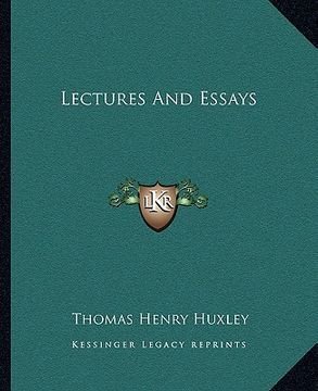 portada lectures and essays (en Inglés)