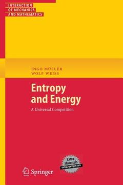 portada entropy and energy: a universal competition (en Inglés)