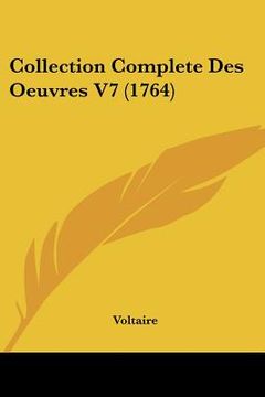 portada collection complete des oeuvres v7 (1764) (en Inglés)