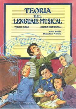 portada Teoría del Lenguaje Musical, 3 Curso, Grado Elemental