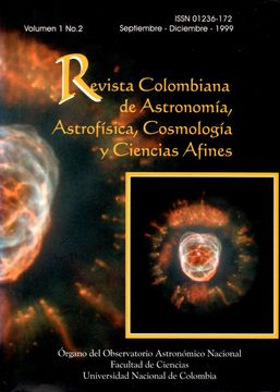 portada REVISTA COLOMBIANA DE ASTRONOMIA VOL 1 No. 2