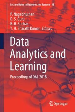 portada Data Analytics and Learning: Proceedings of Dal 2018 (in English)