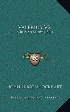 portada valerius v2: a roman story (1821) (in English)