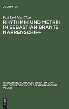 portada Rhythmik und Metrik in Sebastian Brants Narrenschiff (en Alemán)
