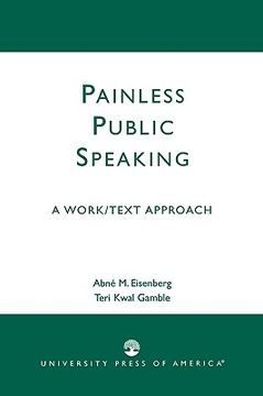 portada painless public speaking: a work text approach (en Inglés)