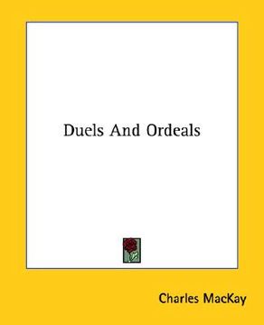 portada duels and ordeals (en Inglés)