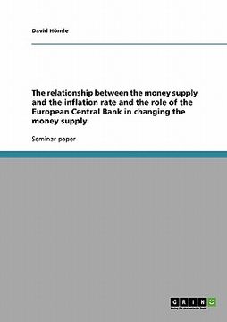 portada the relationship between the money supply and the inflation rate and the role of the european central bank in changing the money supply