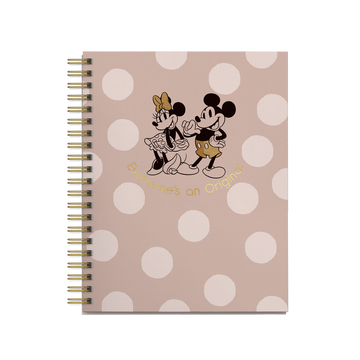 portada Cuaderno A4 Tapa Dura  Disney Mickey y Minnie Rosa