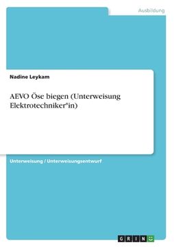 portada AEVO Öse biegen (Unterweisung Elektrotechniker*in) (en Alemán)