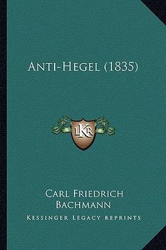 portada Anti-Hegel (1835) (in German)