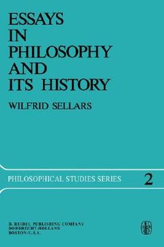 portada essays in philosophy and its history