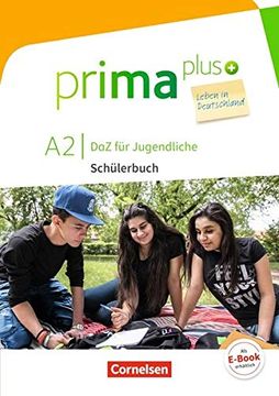 portada Prima Plus - Leben in Deutschland a2 - Schülerbuch mit Audios Online (en Alemán)