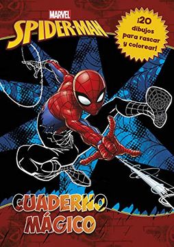 portada Spider-Man. Cuaderno Mágico: 20 Dibujos Para Rascar y Colorear