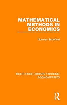 portada Mathematical Methods in Economics (Routledge Library Editions: Econometrics) (en Inglés)