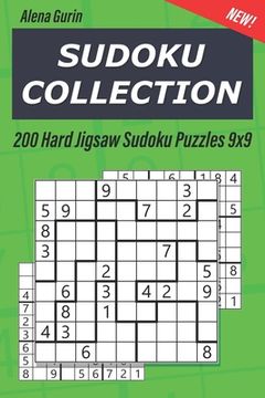 portada Sudoku Collection: 200 Hard Jigsaw Sudoku Puzzles 9x9