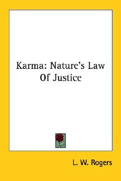 portada karma: nature's law of justice (en Inglés)
