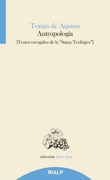 portada Sdu28. Antropologia (Textos Escogidos de la Suma Teologica) (in Spanish)