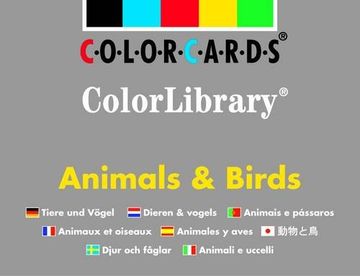 portada Animals & Birds Colorlibrary: Colorcards (en Inglés)