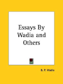 portada essays by wadia and others